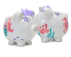 Mermaid Personalized Piggy Bank