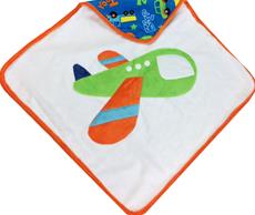 Airplane Hooded Infant Towel