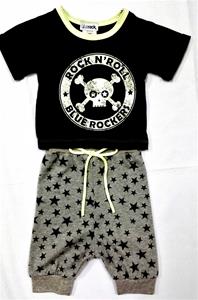 Blue Rock Tee and Star Pants