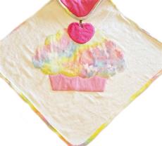 Cupcake Hooded Infant Towel