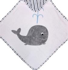 Grey Whale Hooded Infant Towel