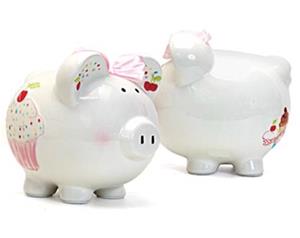 Cupcake Personalized Piggy Bank