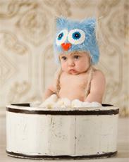 Baby Hat - Fisher Blue