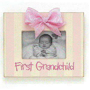 First Grandchild Frame - Pink