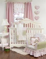 Isabella 3Pc Set (Includes quilt, toile sheet, crib skirt)