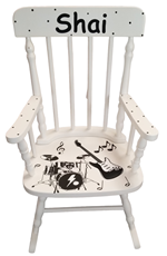 Music Personalized Rocking Chair