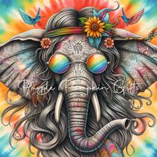 Canvas Print Hippie Elephant 2