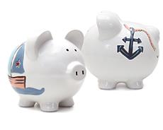 Nautical Personalized Piggy Bank
