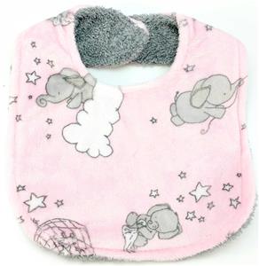 Infant Bib Up and Away Pink