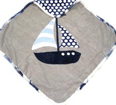 Nautical Hooded Infant Towel