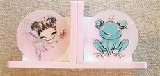 Acrylic Fairy Frog Bookends