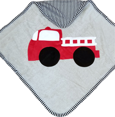 Fire Engine Infant Hooded Towel