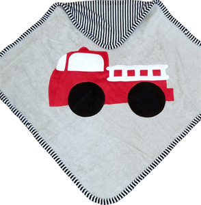 Fire Engine Infant Hooded Towel
