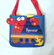 Crab Beach Toy Tote