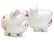 Cupcake Personalized Piggy Bank