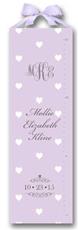 Lavender Hearts Growth Chart