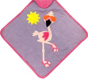 Flamingo Hooded Infant Towel