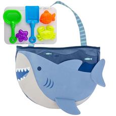 Shark Beach Toy Tote