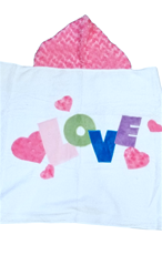 Love Toddler Hooded Towel