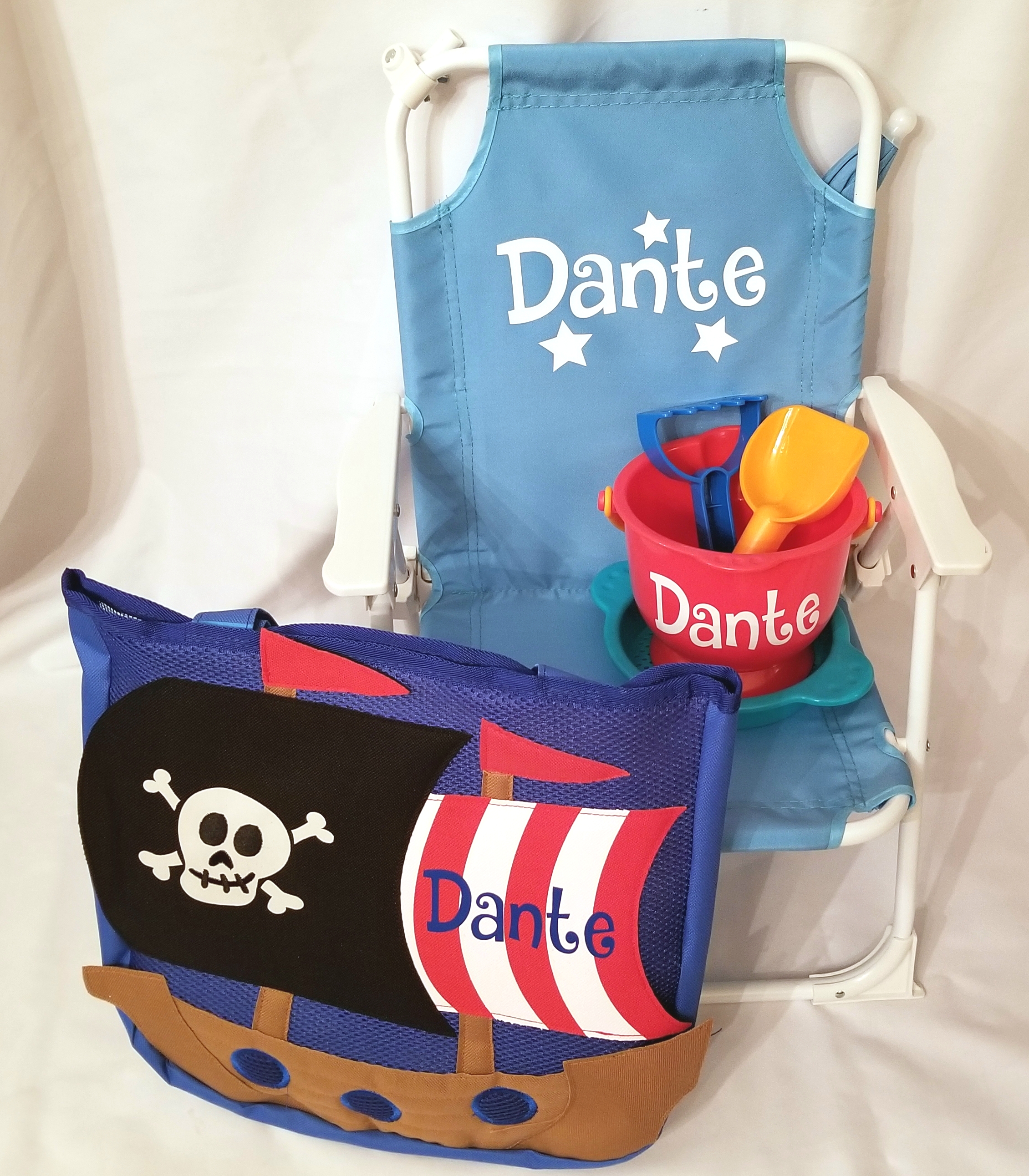 personalized baby beach chair