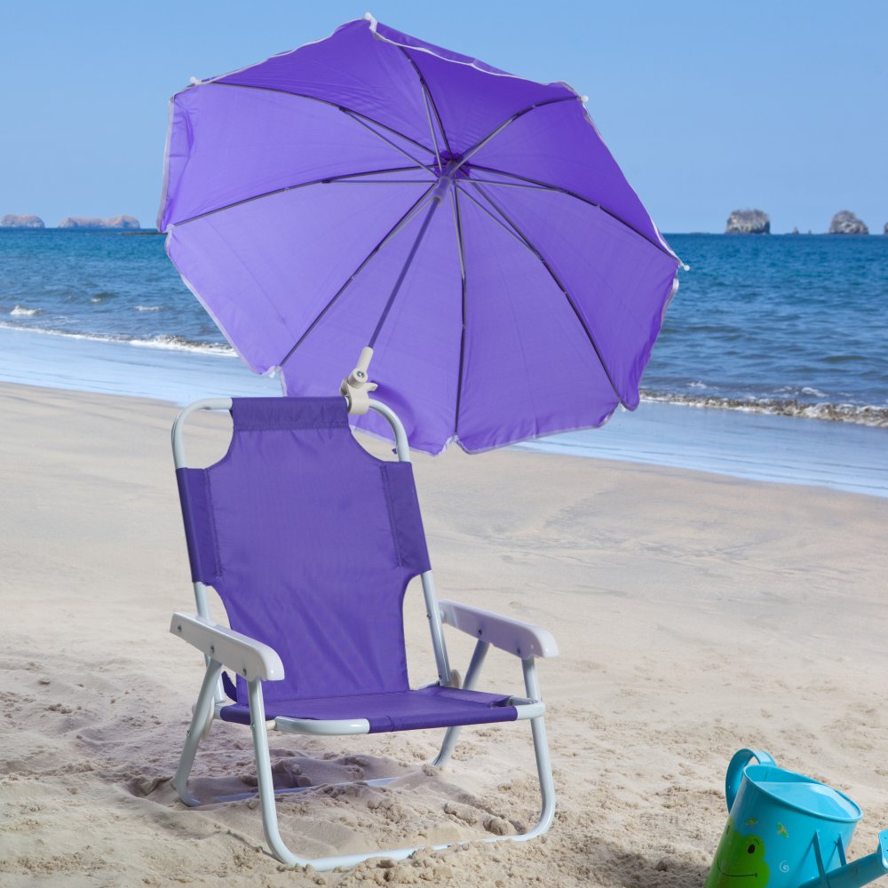 Personalized Kids Beach Chair with canopy
